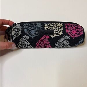 Vera Bradley Black and Pink Cosmetic Case